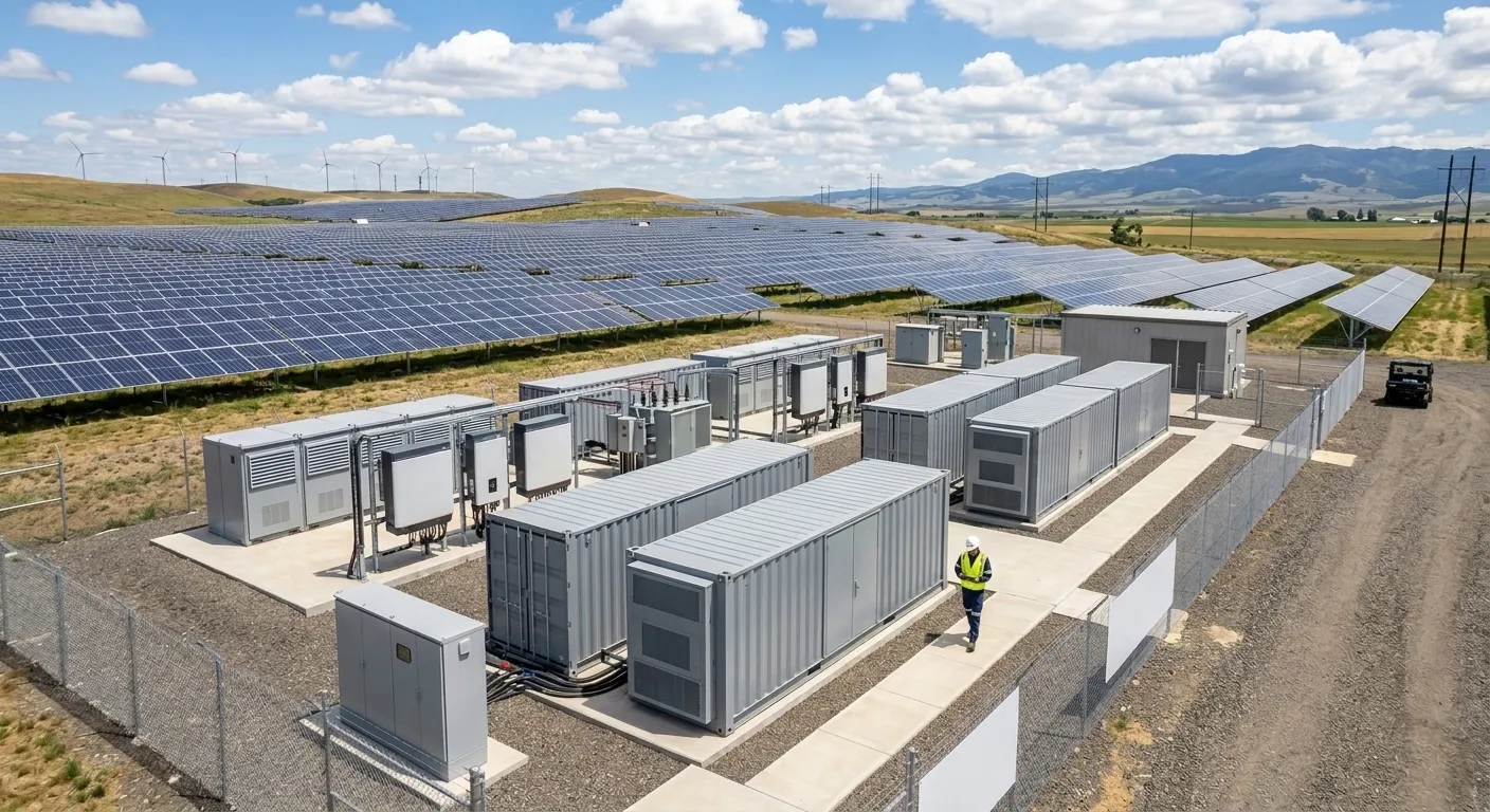 large-scale hybrid renewable energy power station
